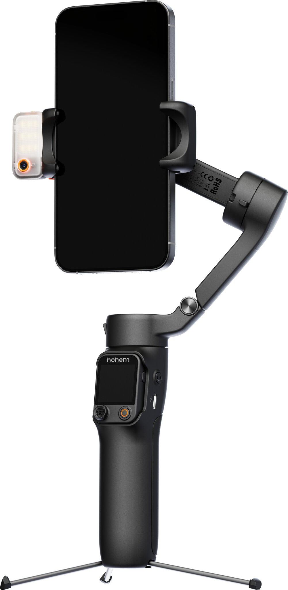 Hohem HPG-V3U stabilisator til kamera Smartphone kamera stabilisator Sort