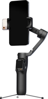 Hohem HPG-V3U stabilisator til kamera Smartphone kamera stabilisator Sort