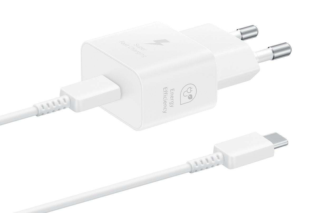 Samsung EP-T2510 Smartphone Hvid Vekselstrøm, USB Hurtig opladning Indendørs