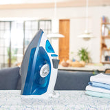 Black & Decker BXIR2200E strygejern Dampstrygejern Rustfri strygesål 2200 W Sort, Blå, Hvid