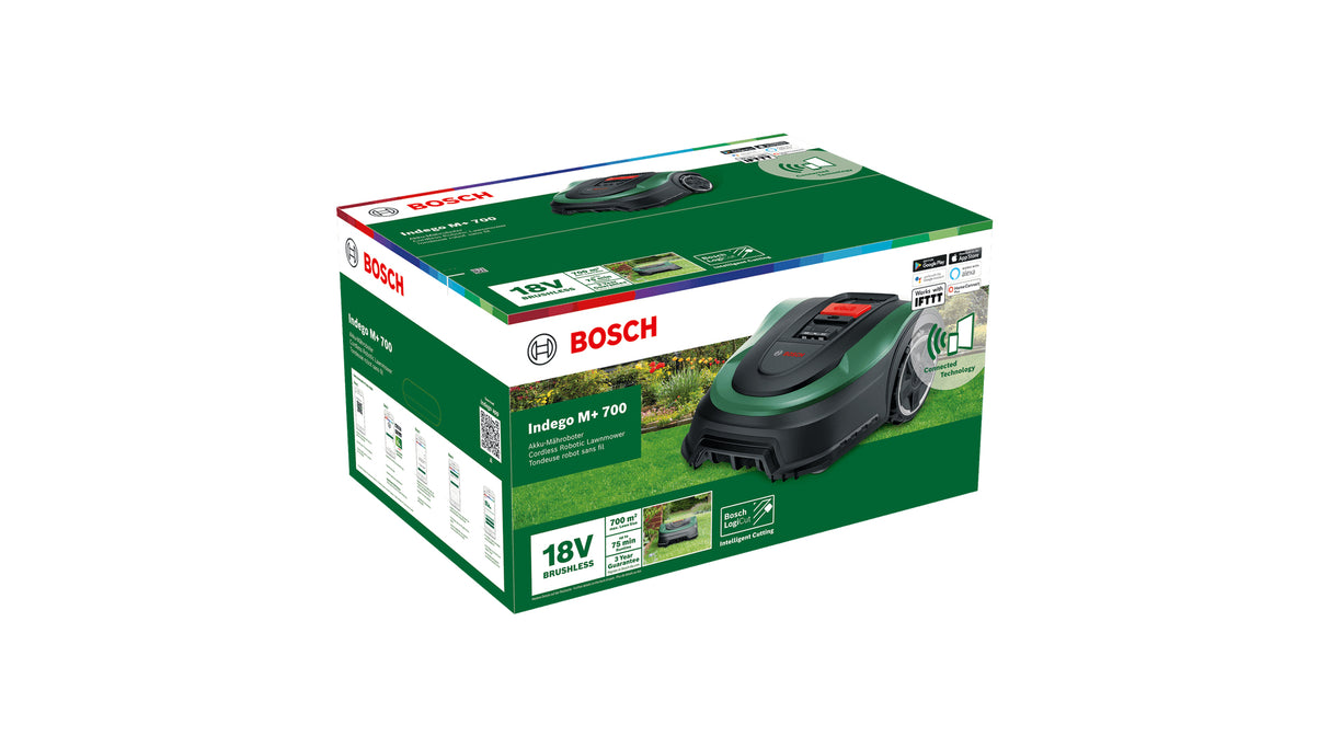 Bosch Indego M 700 Robotplæneklipper Elektrisk 19 cm Skærebredde