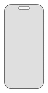 PG Privacy Screen Protector iPhone 17 Pro UWF Fastfit