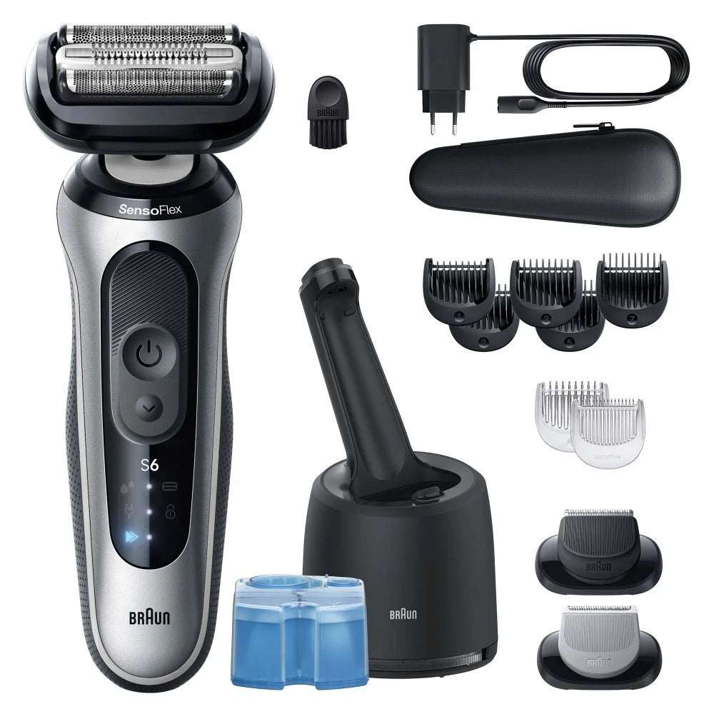 Braun Series 6 62-S7650cc Folie shaver Trimmer Sølv