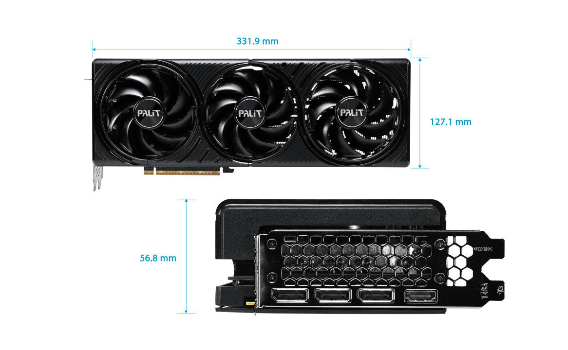 Palit GeForce RTX 5080 Infinity 3 OC NVIDIA 16 GB GDDR7