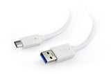 Gembird CCP-USB3-AMCM-1M-W USB-kabel USB 3.2 Gen 1 (3.1 Gen 1) USB A USB C Hvid
