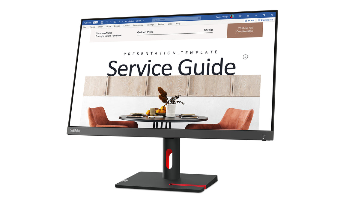 Lenovo ThinkVision S24i-30 LED display 60,5 cm (23.8") 1920 x 1080 pixel Fuld HD Sort