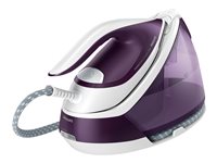 Philips PerfectCare Compact  GC7933 Dampstrygejern 2400W Lilla Hvid