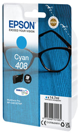 Epson 408 briller DURABrite Ultra enkeltpakke cyan blæk