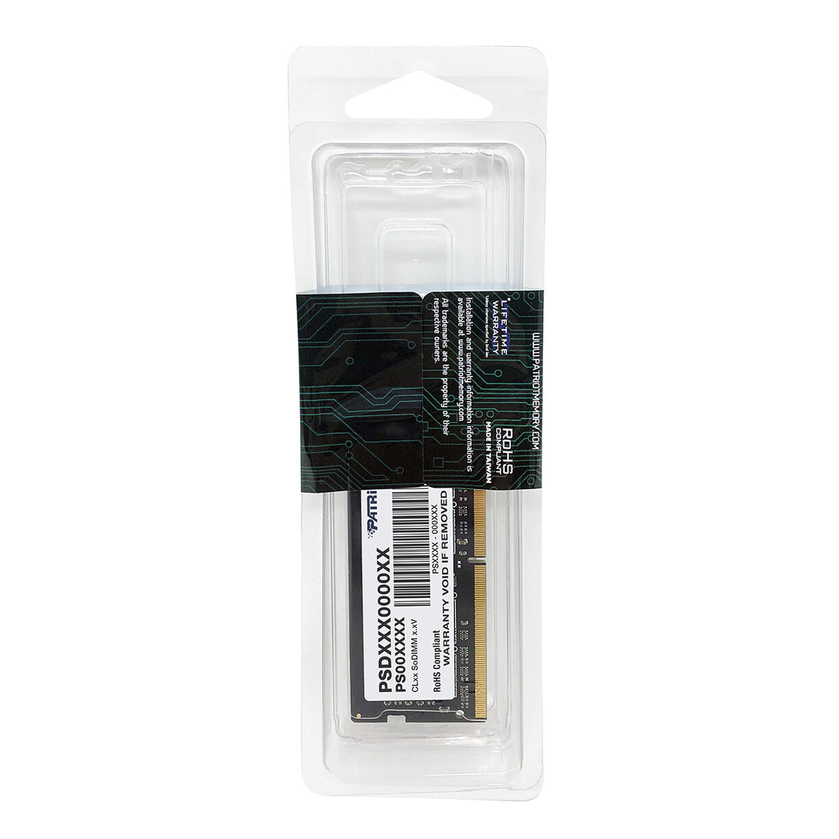 Patriot Signature Line DDR4 SDRAM 8GB 1600MHz CL22 Ikke-ECC SO DIMM 260-PIN