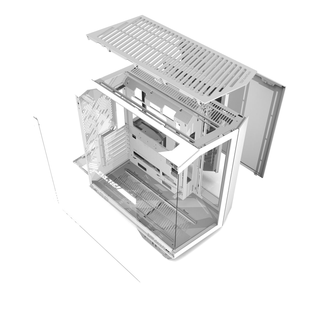 darkFlash DY470 Full Tower Hvid