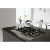 Whirlpool AKTL 629/S Sølv Indbygget Gaskomfur 4 zone(s)