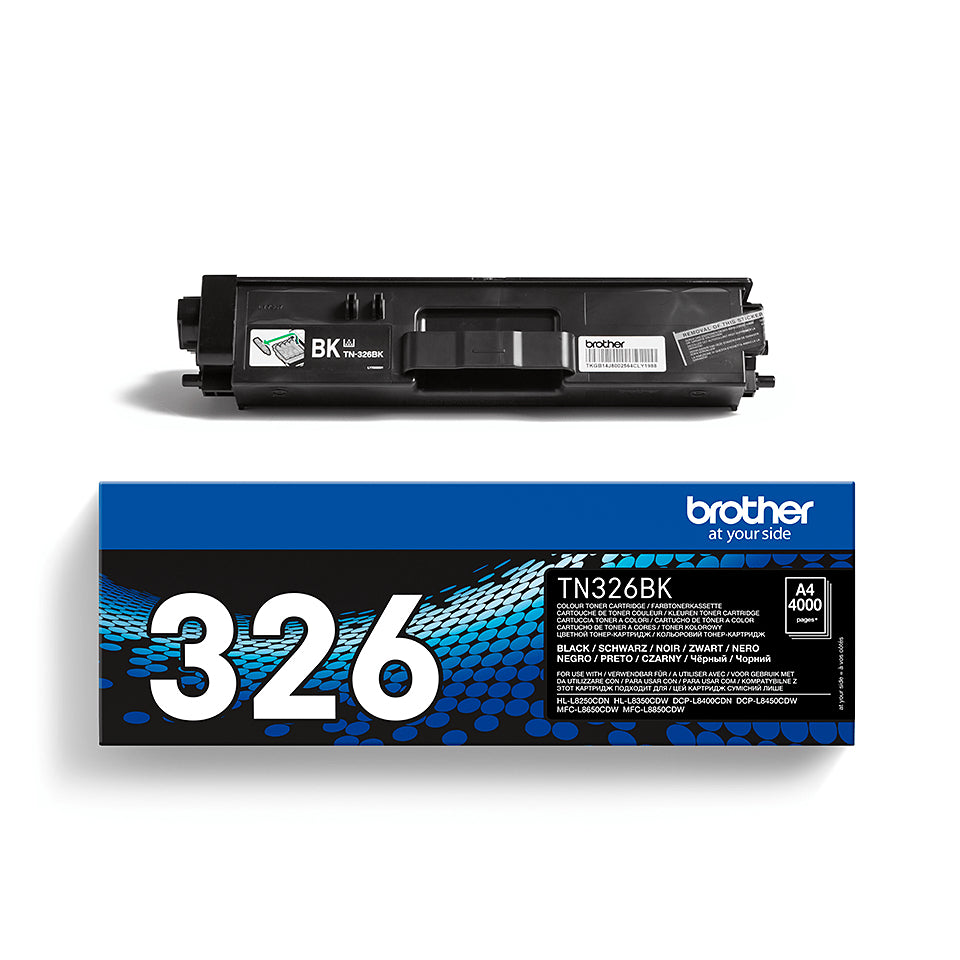 Brother TN-326BK tonerpatron 1 stk Original Sort