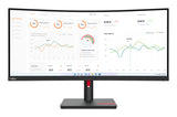 Lenovo ThinkVision T34w-30 LED display 86,4 cm (34") 3440 x 1440 pixel Wide Quad HD Sort