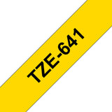 Brother TZE-641 etiketbånd Sort på gul