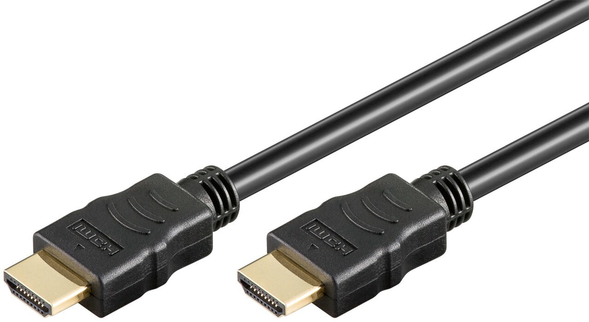Goobay 61160 HDMI-kabel 3 m HDMI Type A (Standard) Sort