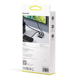 Baseus bidirectional switch splitter switcher HDMI - 2x HDMI 4K / 30 Hz gray (CAHUB-BC0G)