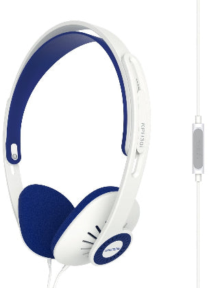 Koss KPH30i Hovedtelefoner Ledningsført Headset Blå, Hvid