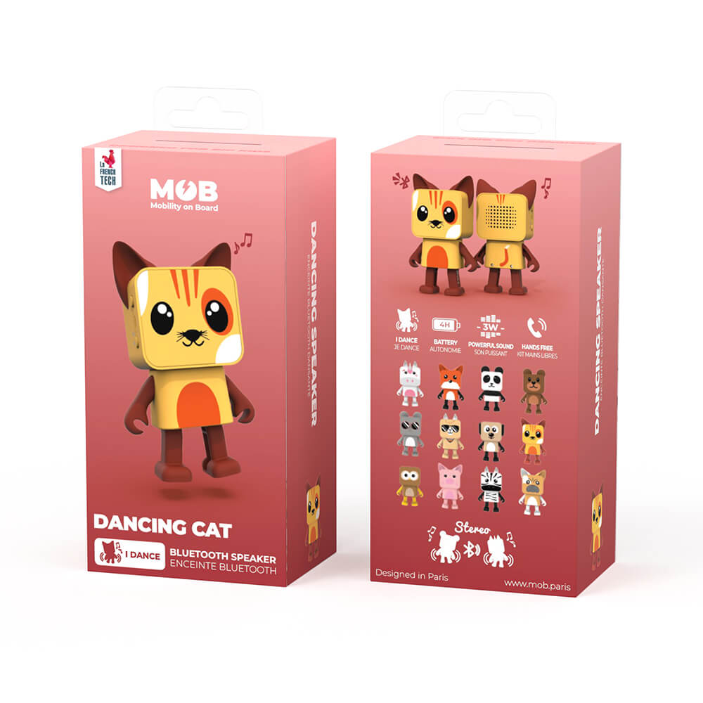 Mob Højttaler Trådløs Dansende Kat