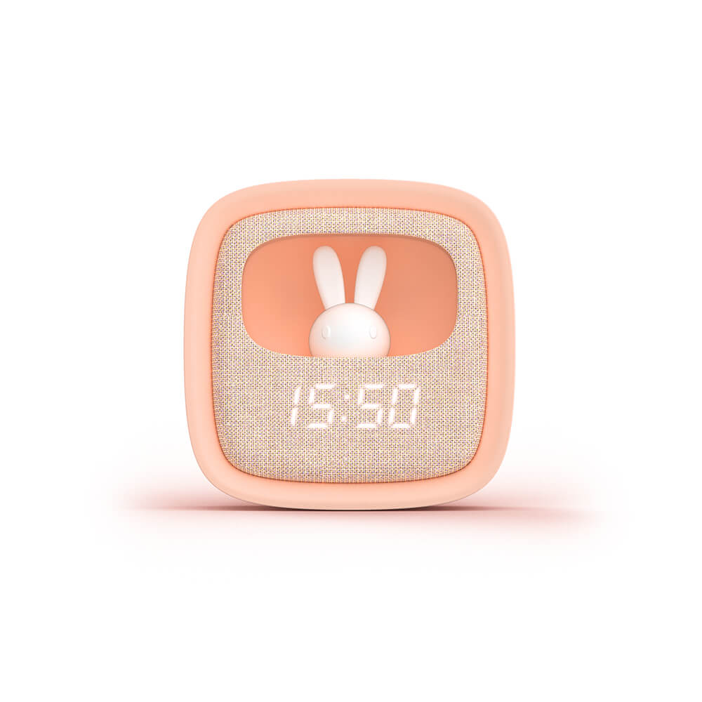 Mob Alarm Clock With Light Billy Clock Pink