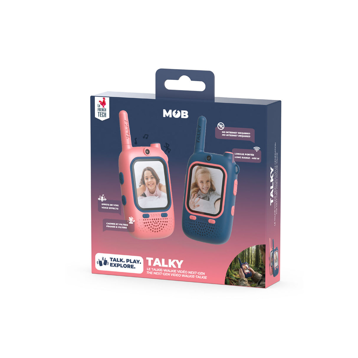 Mob Walie Talkie Video Cutie Blue And Pink