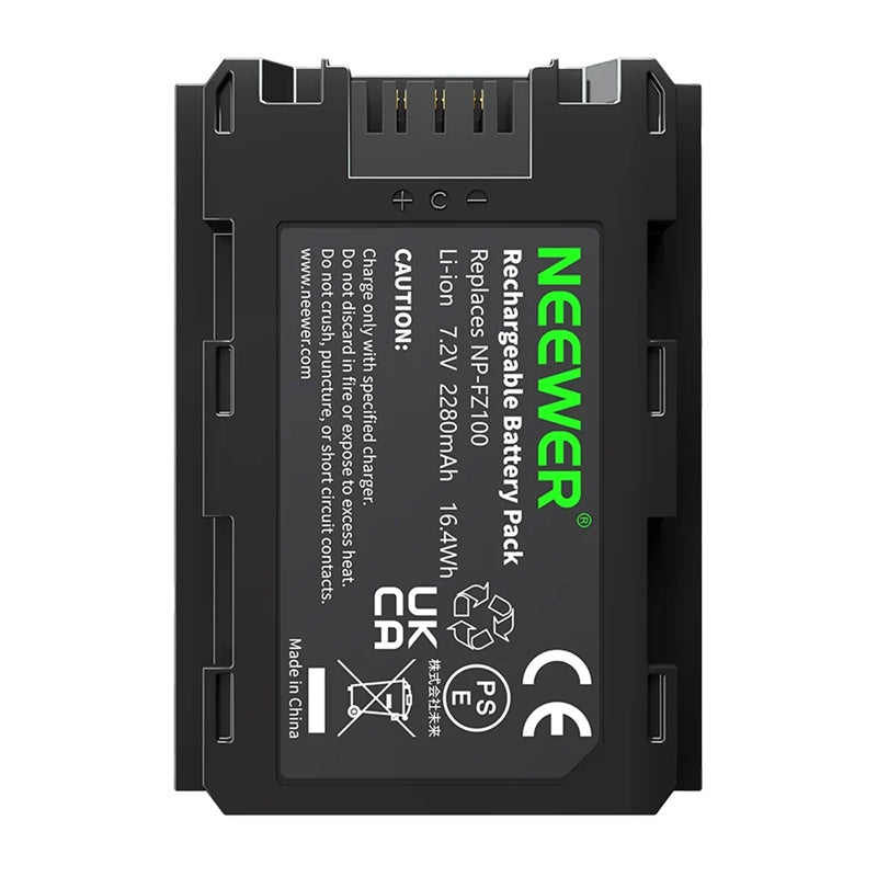 Udskiftningsbatteri til Sony-enheder: NEEWER NP-FZ100
