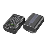 Sæt med 2 Sony udskiftning batterier og en NEEWER NP-FW50 oplader