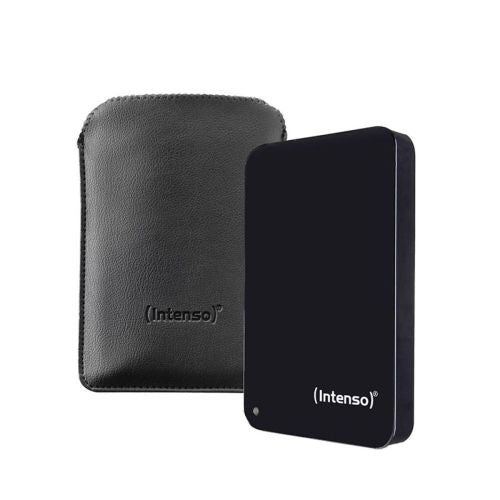 Intenso HDD Ekstern 2,5' 5TB USB 3.0 med læderkasse, sort EU (6023513)