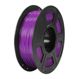 TPU-filamenter af enhver kubikform (transparent lilla) 1 kg