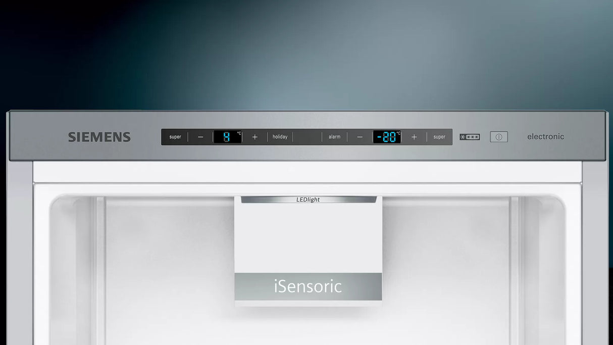 Siemens KG49EAICA køle-/fryseskab Fritstående 419 L Rustfrit stål