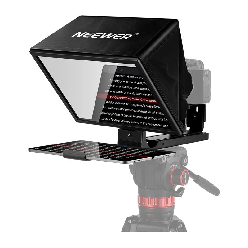 NEEWER BASICS X12B 12" Aluminium Alloy justerbar teleprompter