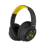 Pokemon Pikachu Headphone Over Ear Wireless Led Light Sharing Aux
