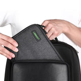 Grøn kasse til harddisk HDD SSD telefonkabler tilbehør 24,5 x 17,5 x 5 cm grå (50147 LP149)