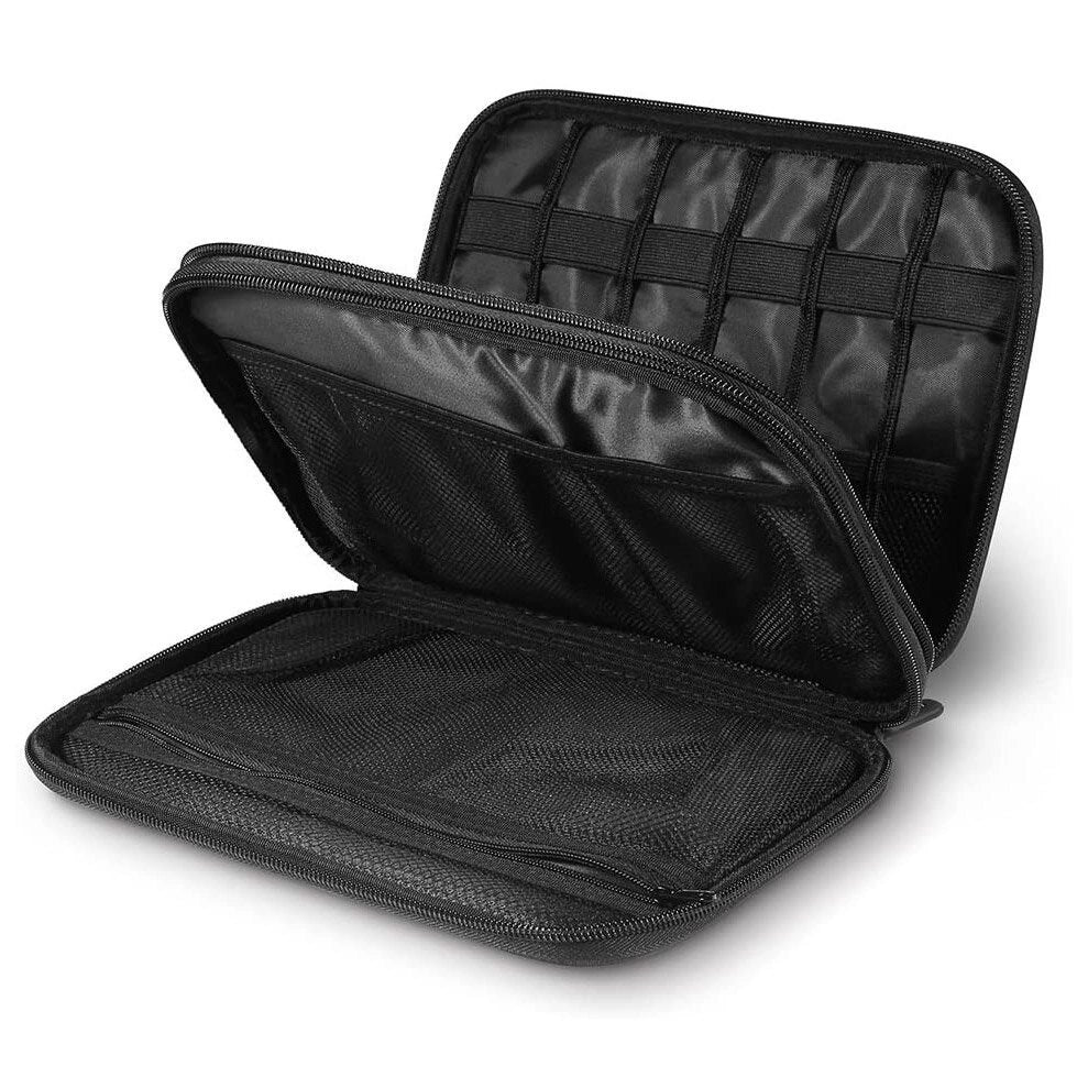 Grøn kasse til harddisk HDD SSD telefonkabler tilbehør 24,5 x 17,5 x 5 cm grå (50147 LP149)