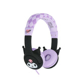 Kuromi Headphone Pink Wired On Ear 85d B With Ears