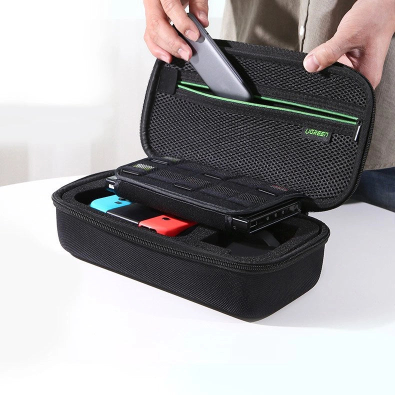 Ugreen Case Box til Nintendo Switch og tilbehør S 26,5 x 10 x 13,5 cm sort (50275 LP145)