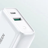 Ugreen Fast USB Type C / USB Wall Charger 36 W Quick Charge 4.0 Power Delivery hvid (60468 CD170)