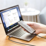 Ugreen US316 70427 USB-C - USB-C PD QC FCP kabel 100W 5A 480Mb/s 1m - grå