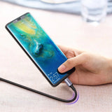 Ugreen US316 70427 USB-C - USB-C PD QC FCP kabel 100W 5A 480Mb/s 1m - grå