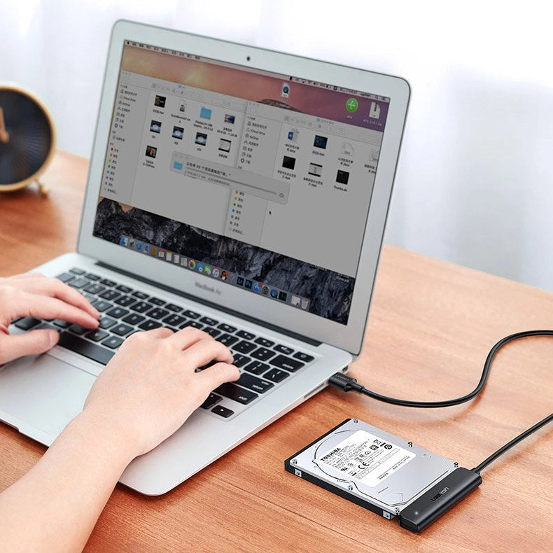 Ugreen adapter HDD SSD 2.5'' SATA III 3.0 - USB 3.2 Gen 1 (USB 5 Gbps) sort (70609 CM321)
