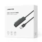 Ugreen adapter HDD SSD 2.5'' SATA III 3.0 - USB 3.2 Gen 1 (USB 5 Gbps) sort (70609 CM321)