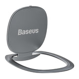 Baseus ultrathin selvklæbende ringholder telefonstativ sølv (SUYB-0S)