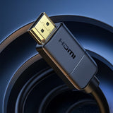 Baseus kabel HDMI 2.0 kabel 4K 60 Hz 3D HDR 18 Gbps 1 m sort (CAKGQ-A01)