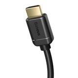 Baseus kabel HDMI 2.0 kabel 4K 60 Hz 3D HDR 18 Gbps 1 m sort (CAKGQ-A01)