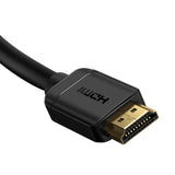 Baseus kabel HDMI 2.0 kabel 4K 60 Hz 3D HDR 18 Gbps 1 m sort (CAKGQ-A01)