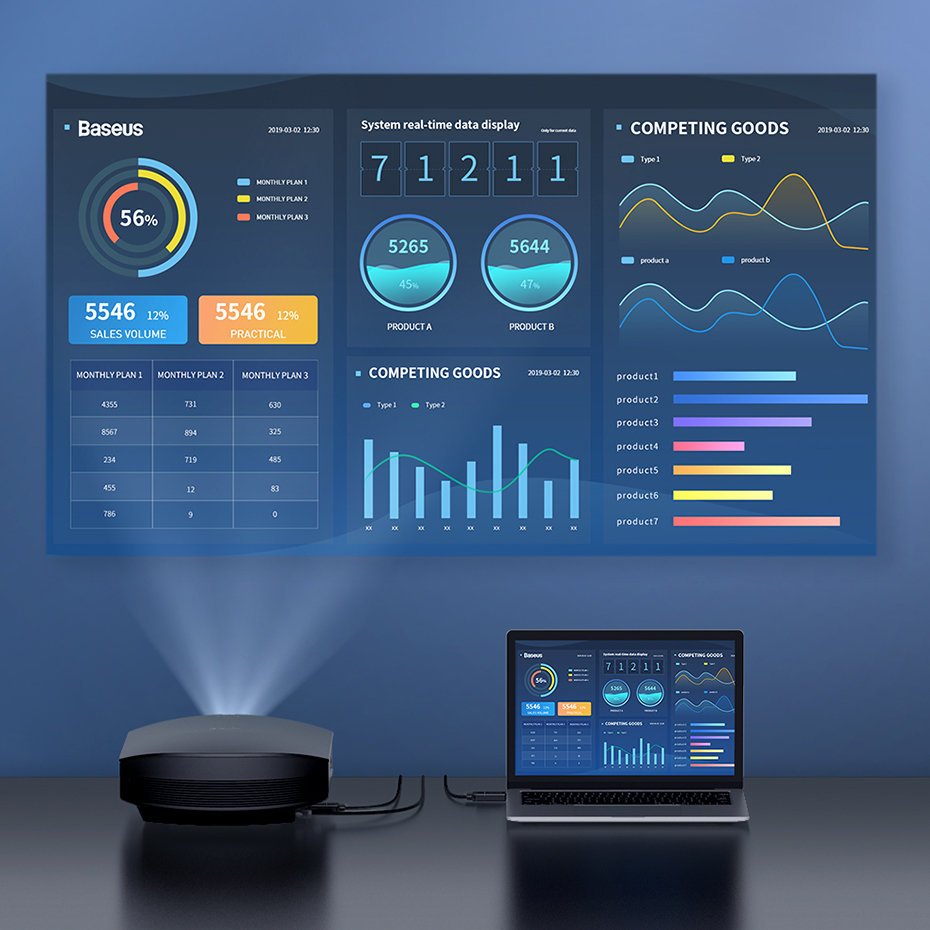 Baseus HDMI 2.0 kabel 4K 60 Hz 3D HDR 18 Gbps 2 m sort (CAKGQ-B01)