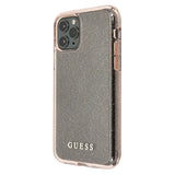 Guess GUHCN58PCGLPI iPhone 11 Pro pink/pink hårdkasse Glitter