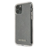 Guess GUHCN58PCGLSI iPhone 11 Pro sølv/sølv hard case Glitter