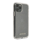 Guess GUHCN58PCGLSI iPhone 11 Pro sølv/sølv hard case Glitter