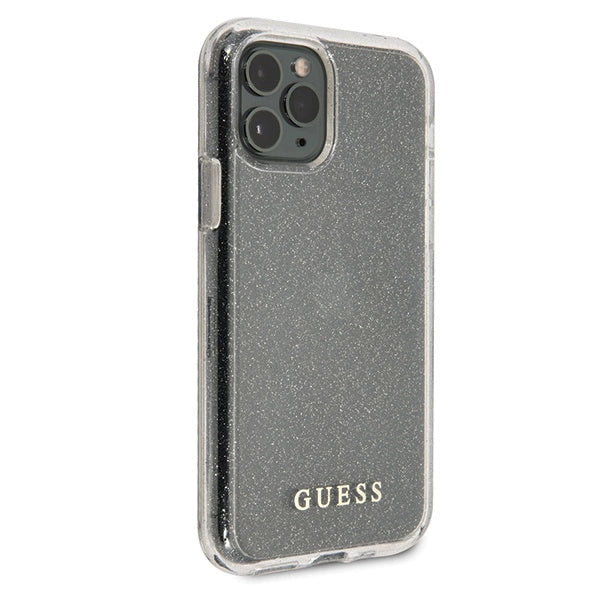 Guess GUHCN65PCGLSI iPhone 11 Pro Max sølv/sølv hårdkasse Glitter