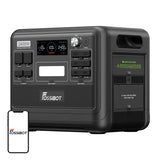 FOSSIBOT F2400 2400W Ladestation (sort)